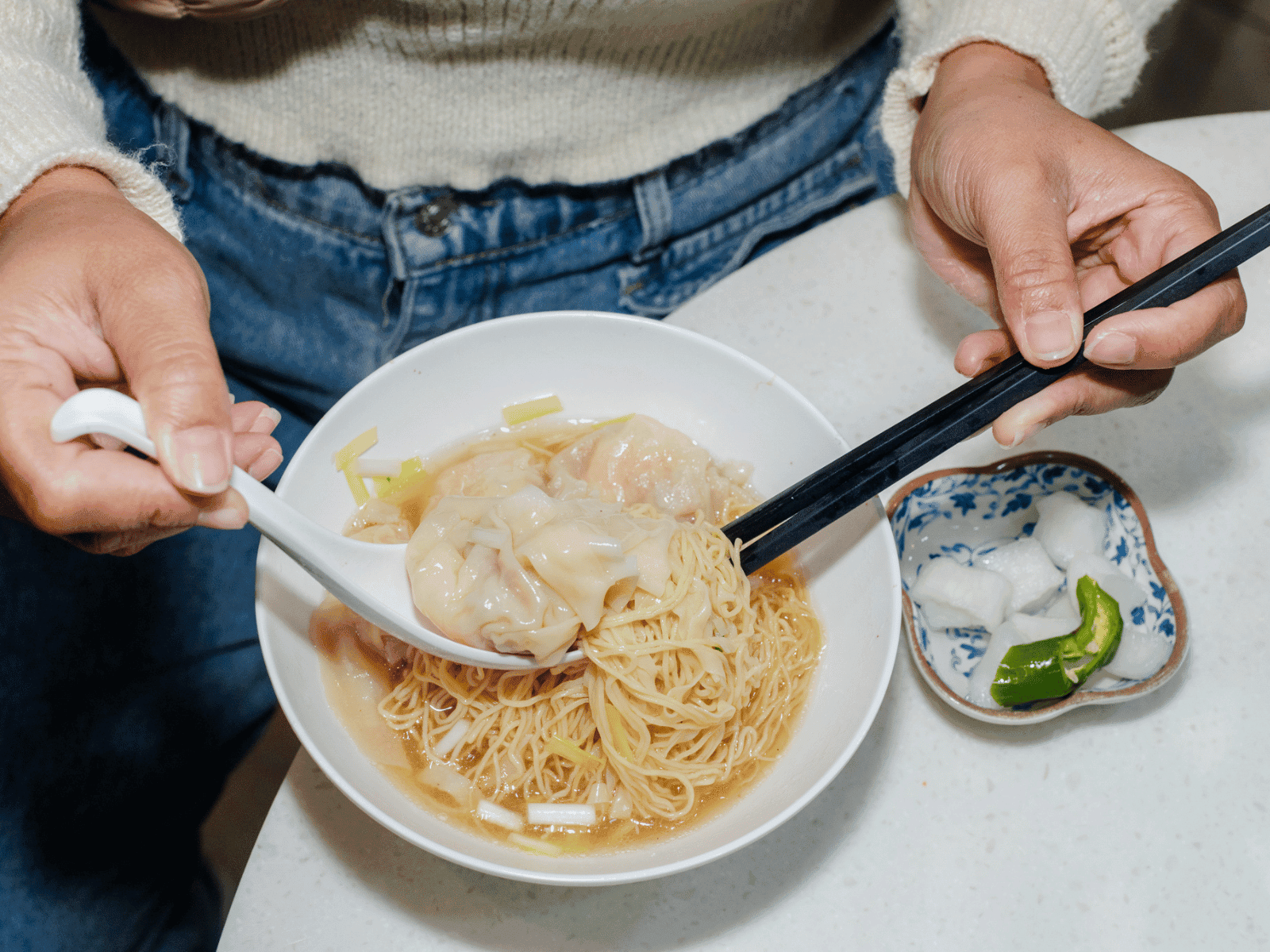 Wan Tan Mee (Wonton Noodle Soup)