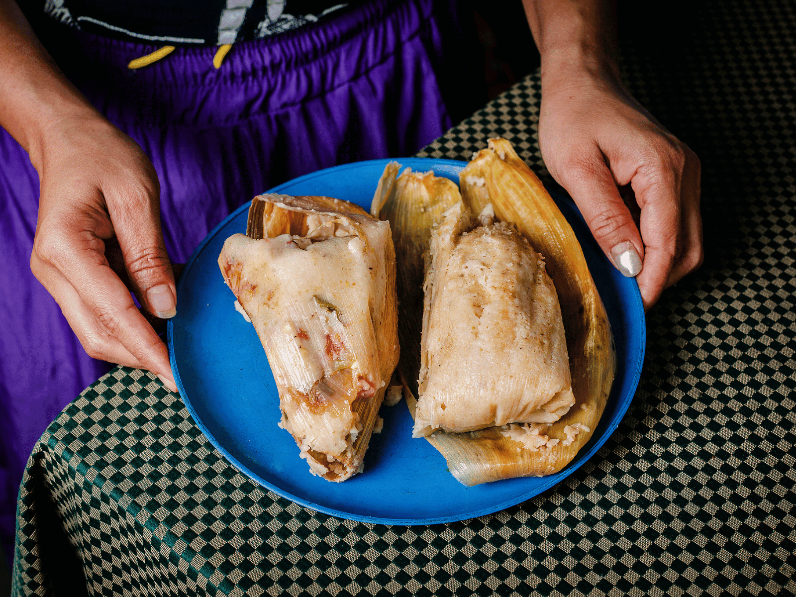 Tamal Rojo de Puerco