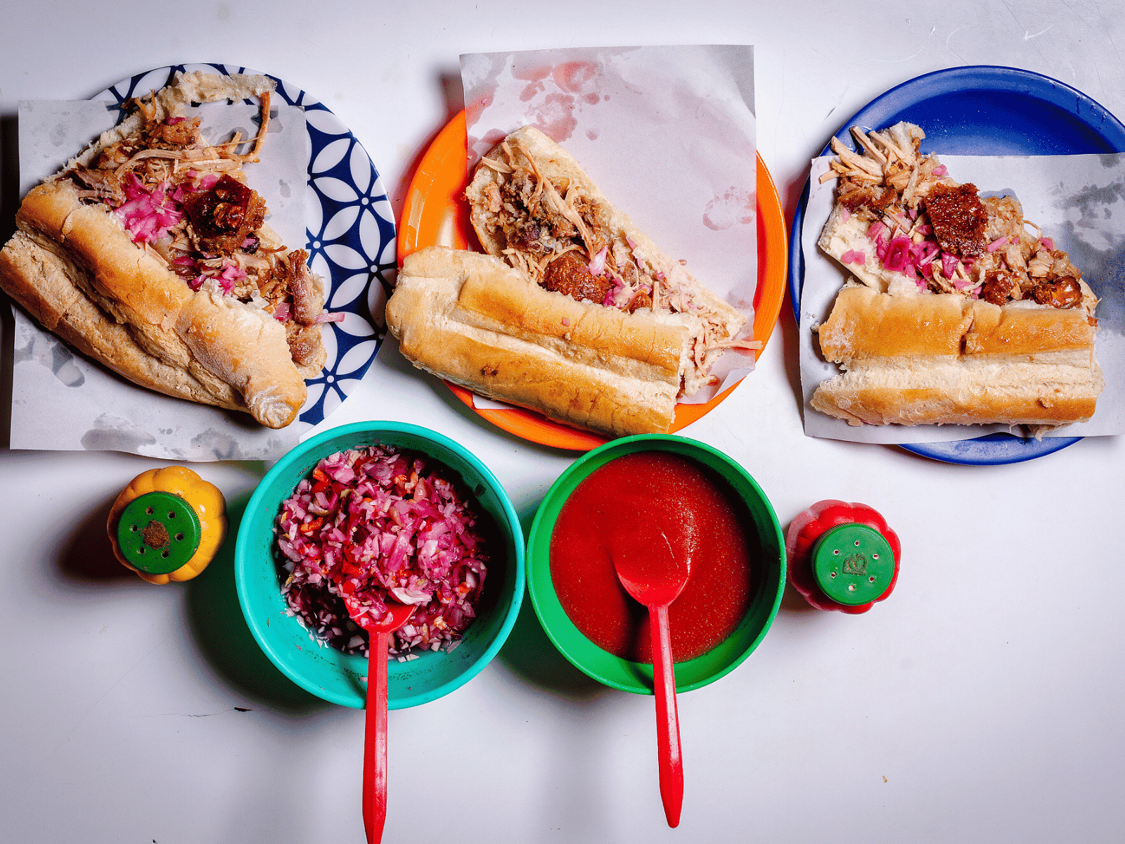 Torta de cochinita pibil
