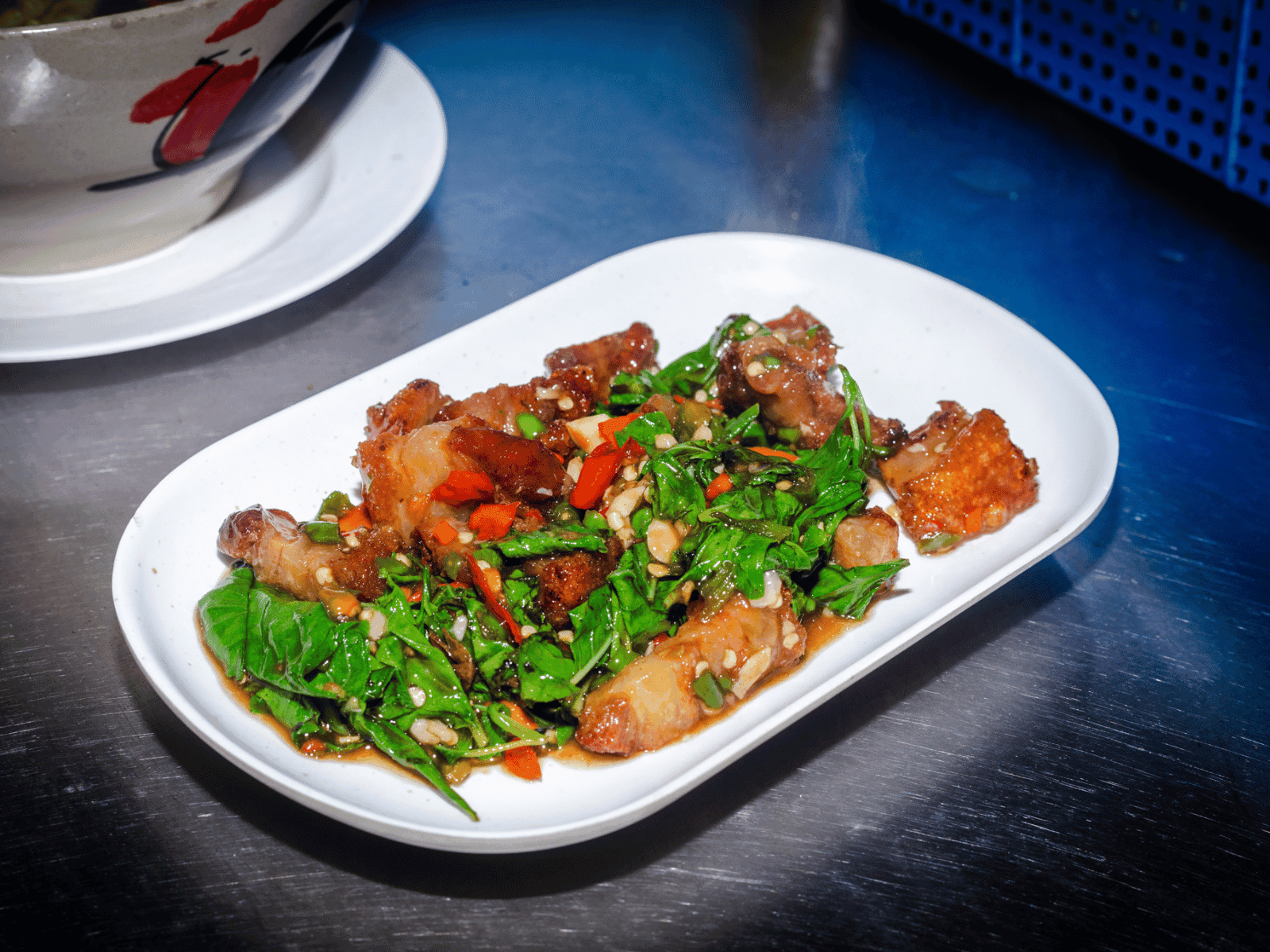 Pad Krapao Moo Krob